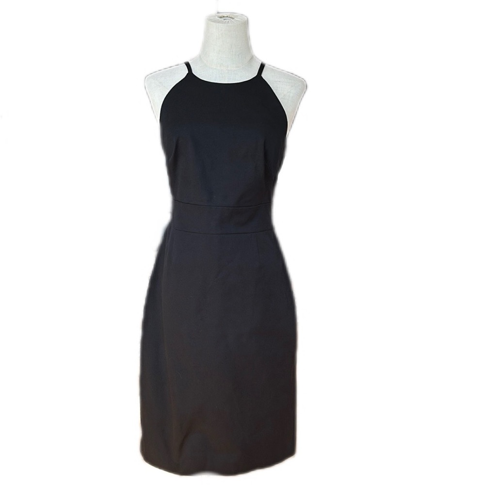 Banana Republic Black Halter Dress size 6 Black label NWT and NB